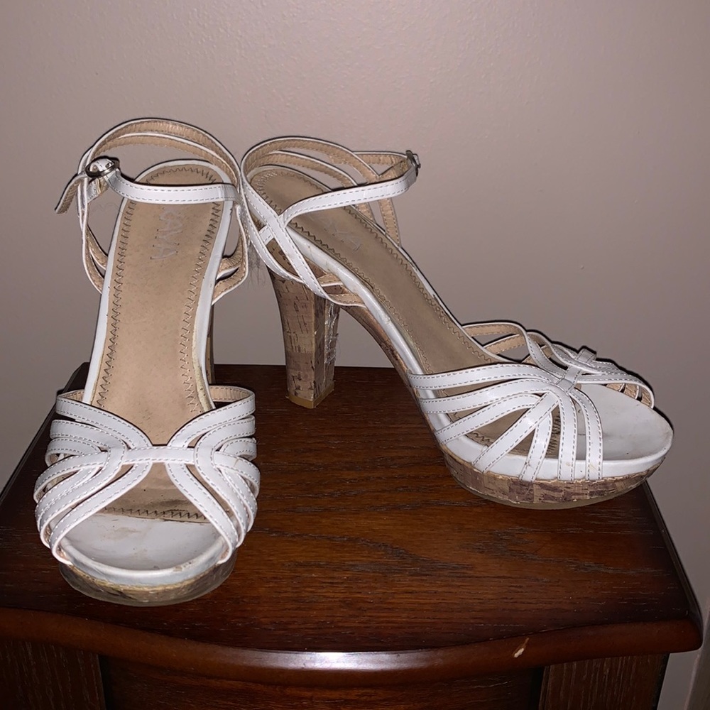 3inch white Kaya shoe